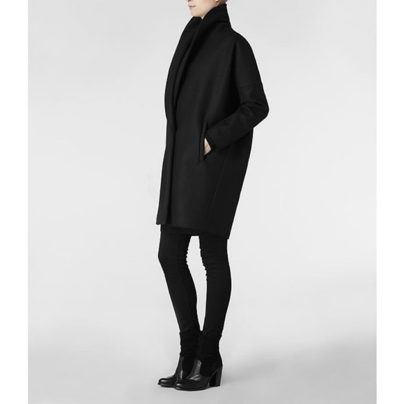 All saints black coat - Picture 3 of 8